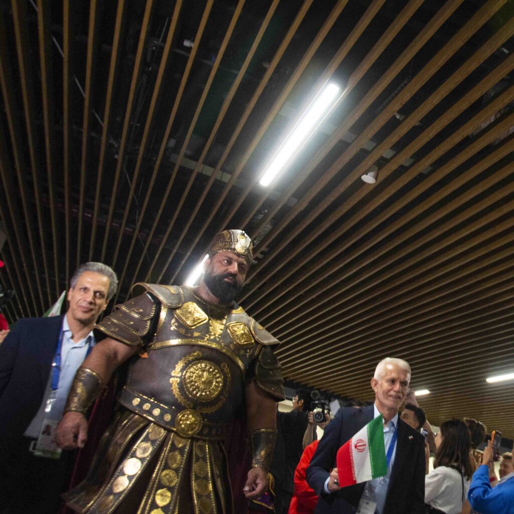 La estrella del equipo de Irán.